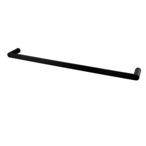 RUSHY – 600mm Black Single Towel Rail