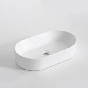 520x300x120mm Matte White Above Counter Basin
