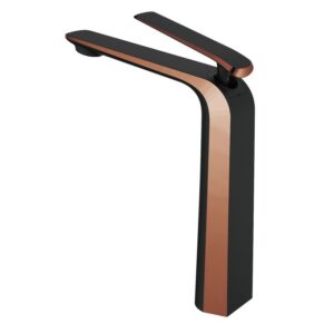 ESPERIA – Black & Rose Gold Basin Mixer