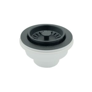 Granite Black Kitchen Sink Waste No Overflow