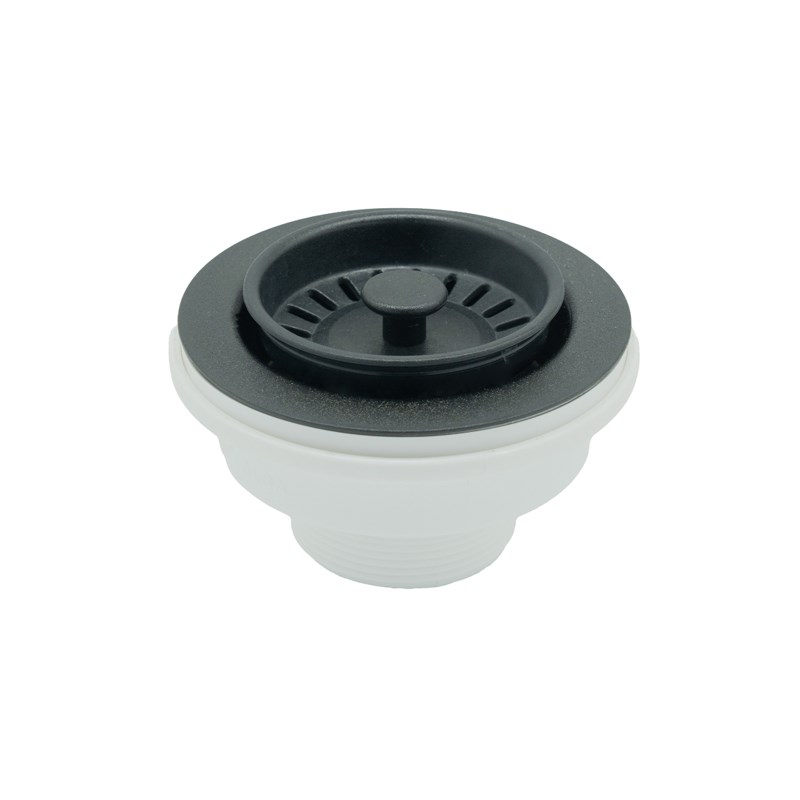 Granite Black Kitchen Sink Waste No Overflow