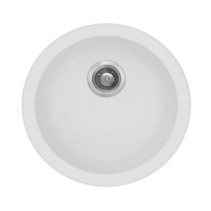 460mm White Granite Single Bowl Kitchen Sink
